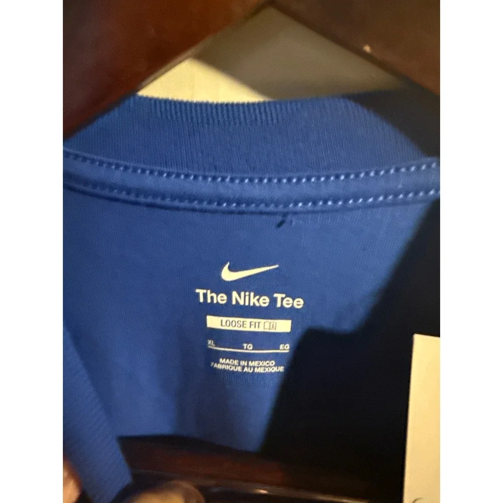 Nike DePaul Blue Demons Long Sleeve Boxy Tee Royal Blue Women XL‎ 7WFB3933
